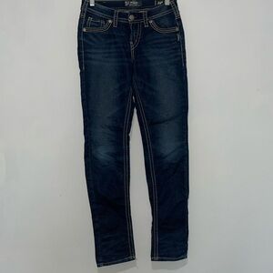 Silver Jeans Suki Mid Pencil Skinny Joga W 27 L 31.